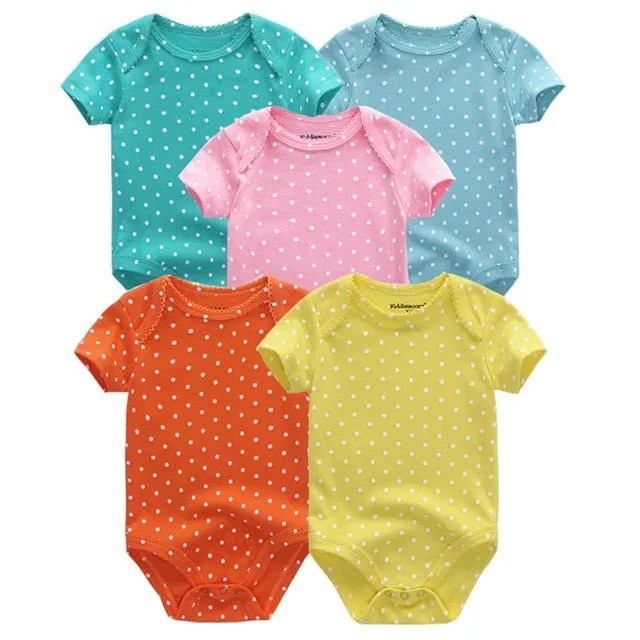 2020 Baby Rompers 5-pack infantil Jumpsuit Boy&girls clothes Summer High quality Striped newborn ropa bebe Clothing Costume