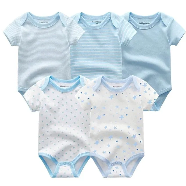 2020 Baby Rompers 5-pack infantil Jumpsuit Boy&girls clothes Summer High quality Striped newborn ropa bebe Clothing Costume