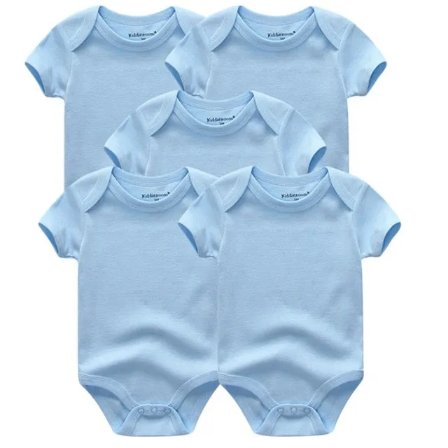 2020 Baby Rompers 5-pack infantil Jumpsuit Boy&girls clothes Summer High quality Striped newborn ropa bebe Clothing Costume