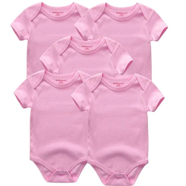 2020 Baby Rompers 5-pack infantil Jumpsuit Boy&girls clothes Summer High quality Striped newborn ropa bebe Clothing Costume