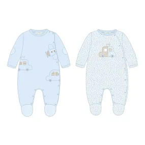 2747_Boys 2pc set Rompers