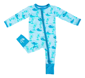 Birdie Bean Chase Waves Zip Convertible Romper