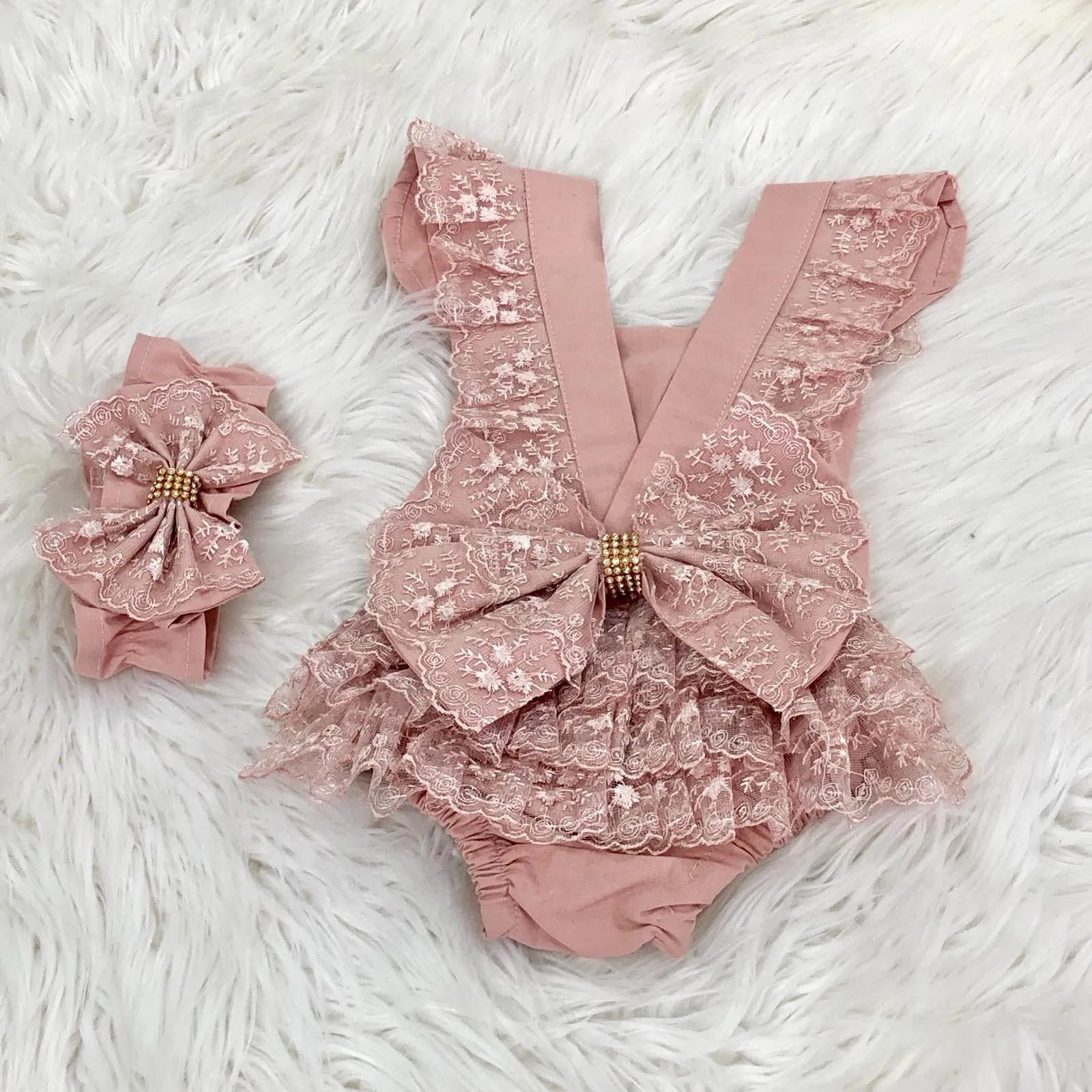 Blush  Romper