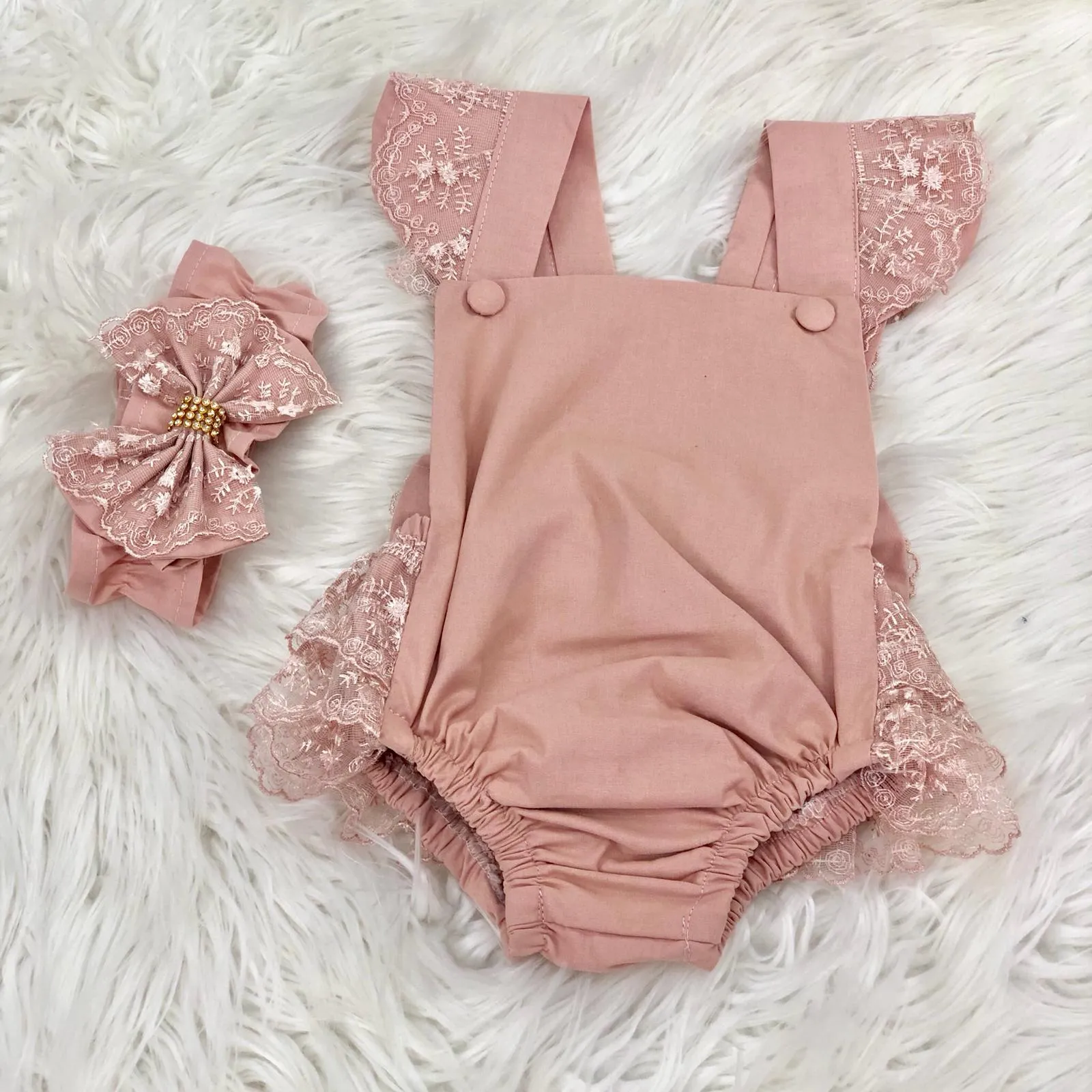 Blush  Romper