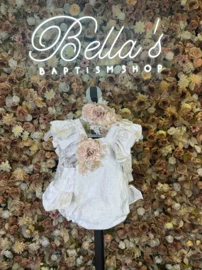 Charlotte Beige/ Gold Romper