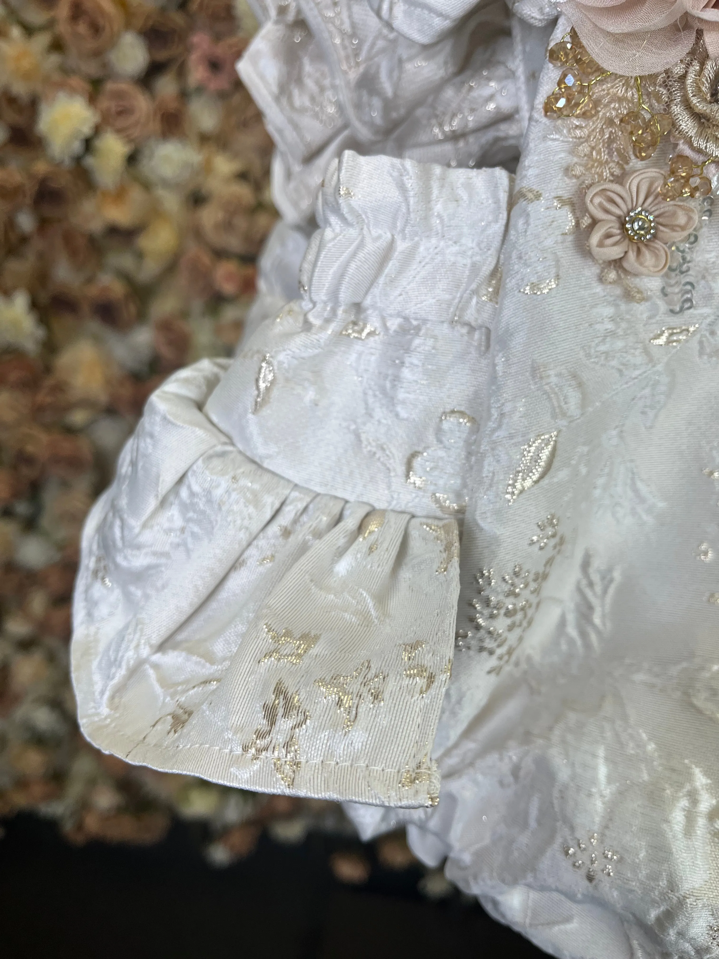 Charlotte Beige/ Gold Romper