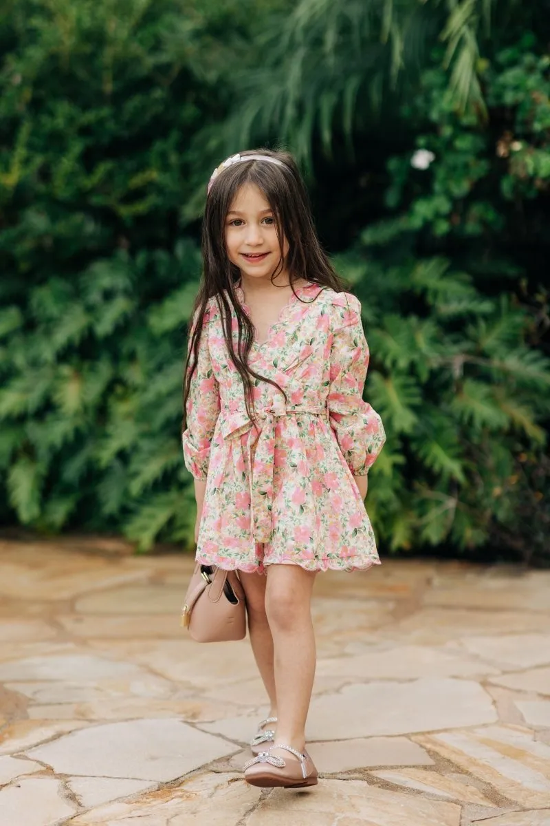 COLETTE FLORAL FLORAL ROMPER