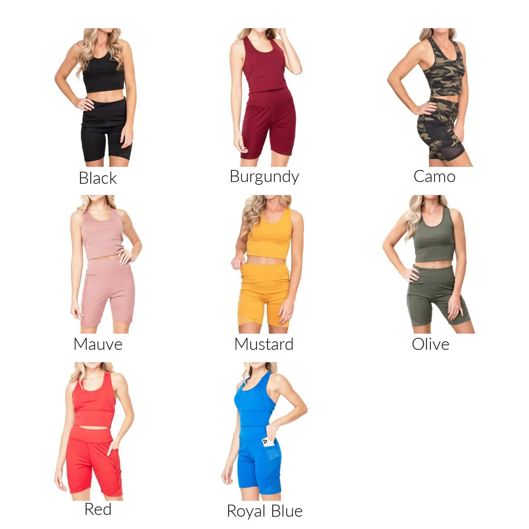 Crop Top | Biker Set