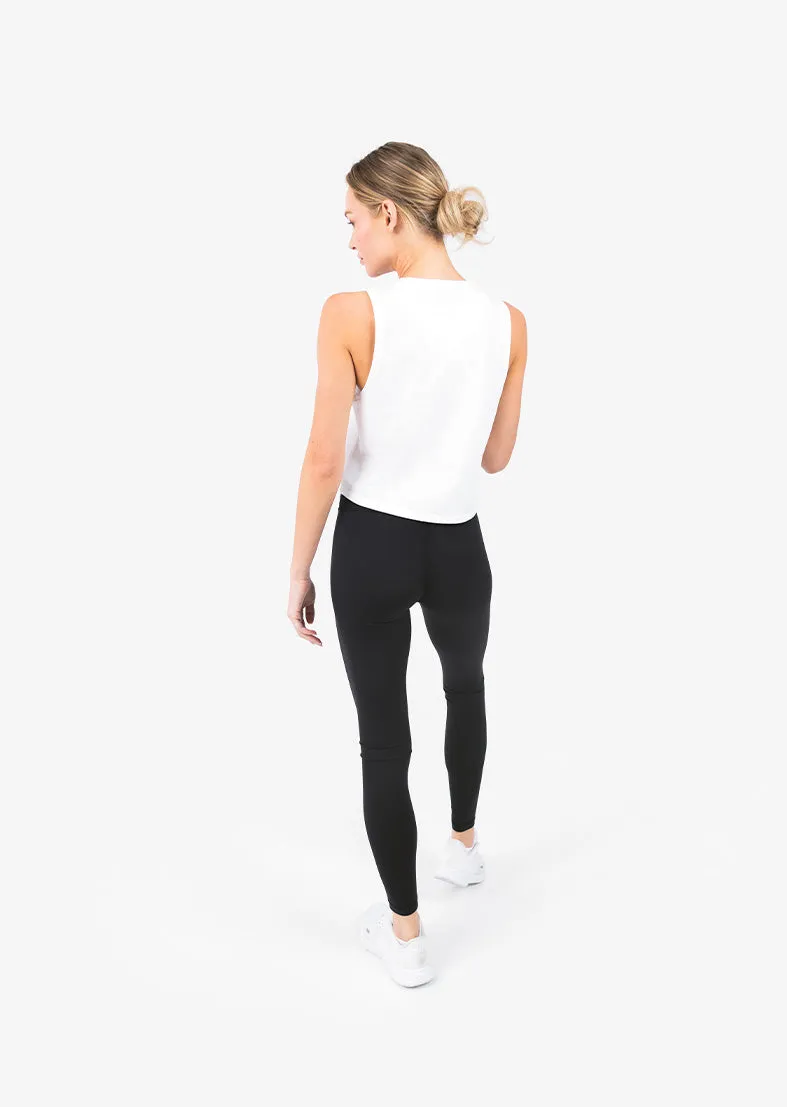 Elevate Muscle Tee White