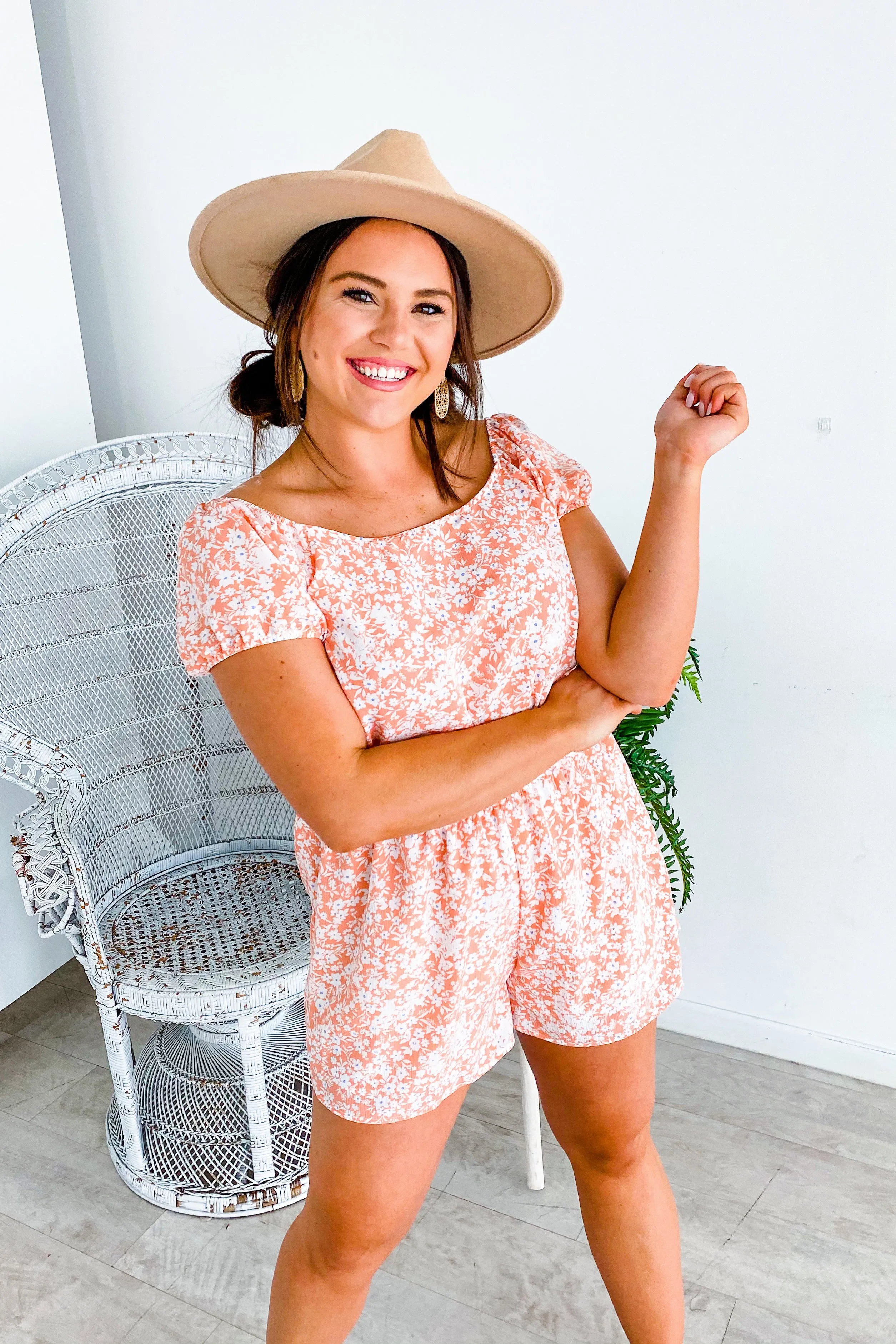 Everly Floral Romper