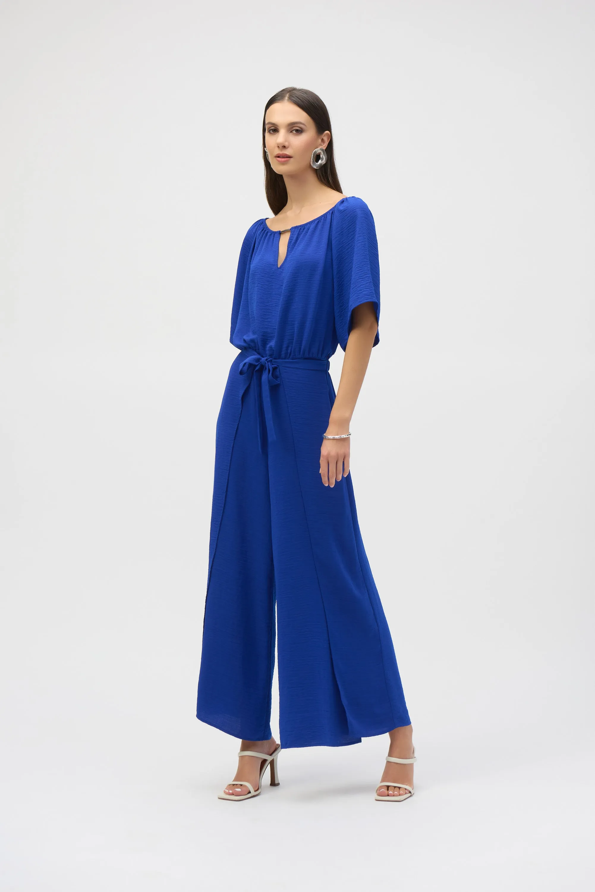 Gauze Off-Shoulder Culotte Jumpsuit