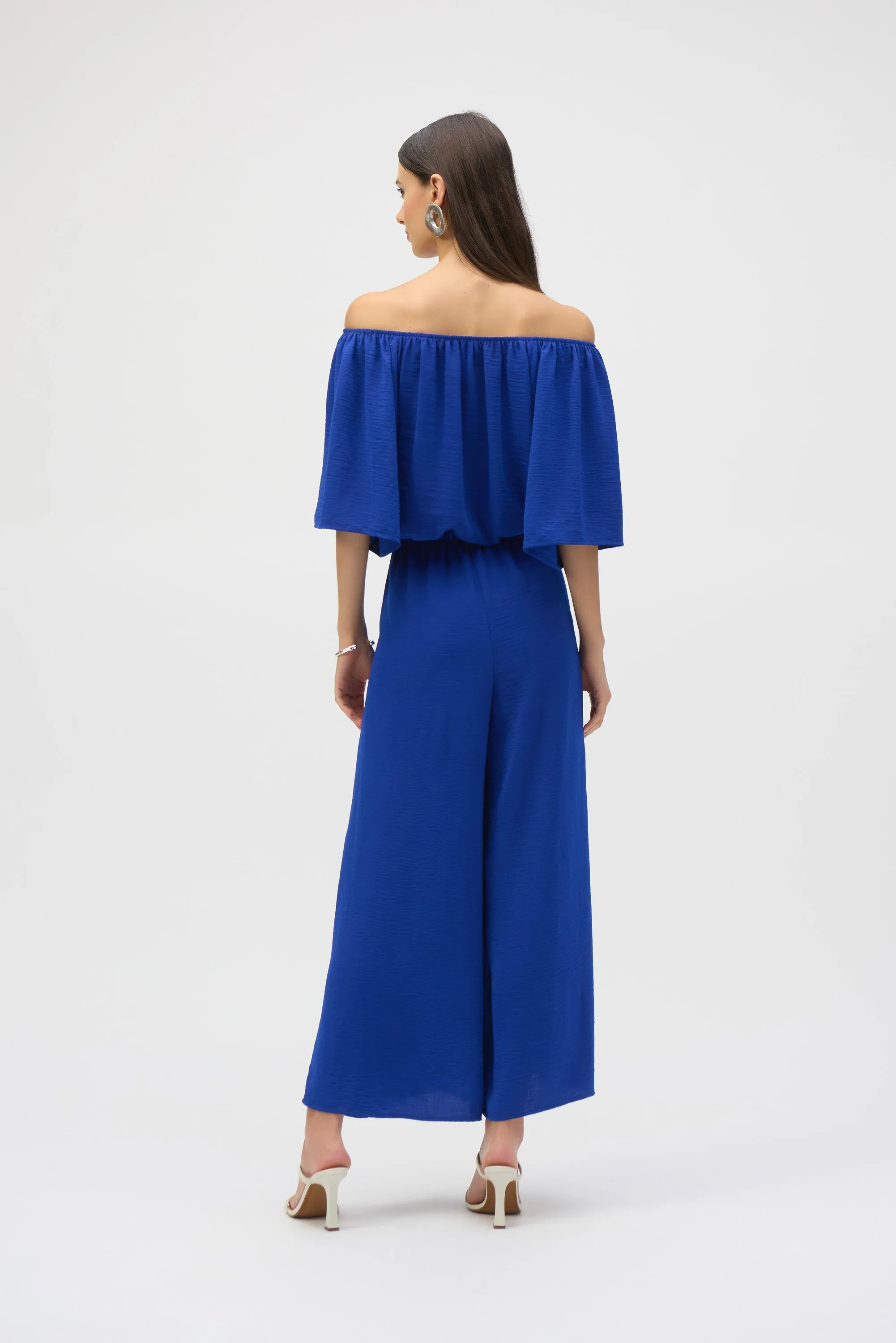 Gauze Off-Shoulder Culotte Jumpsuit