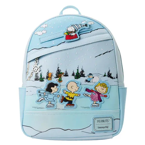 LF Peanuts Charlie Brown Ice Skating Mini Backpack