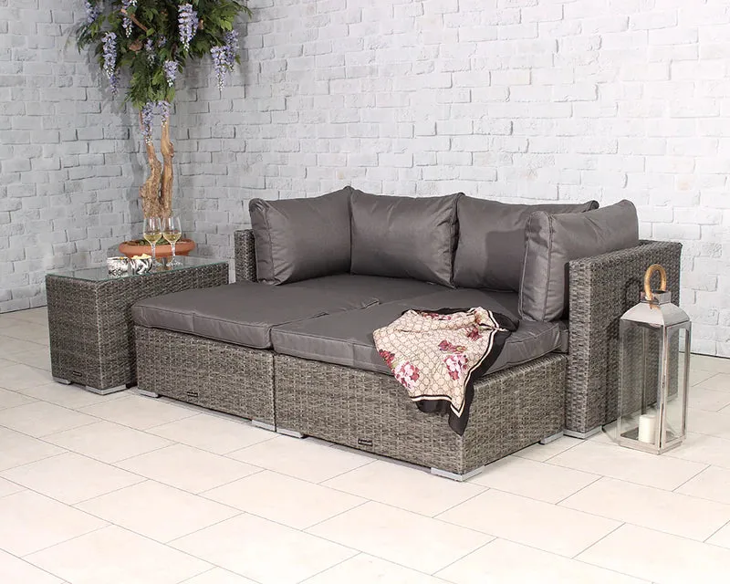 Mirage 4 Seater 5pc Multi Setting Relaxer Set- Grey