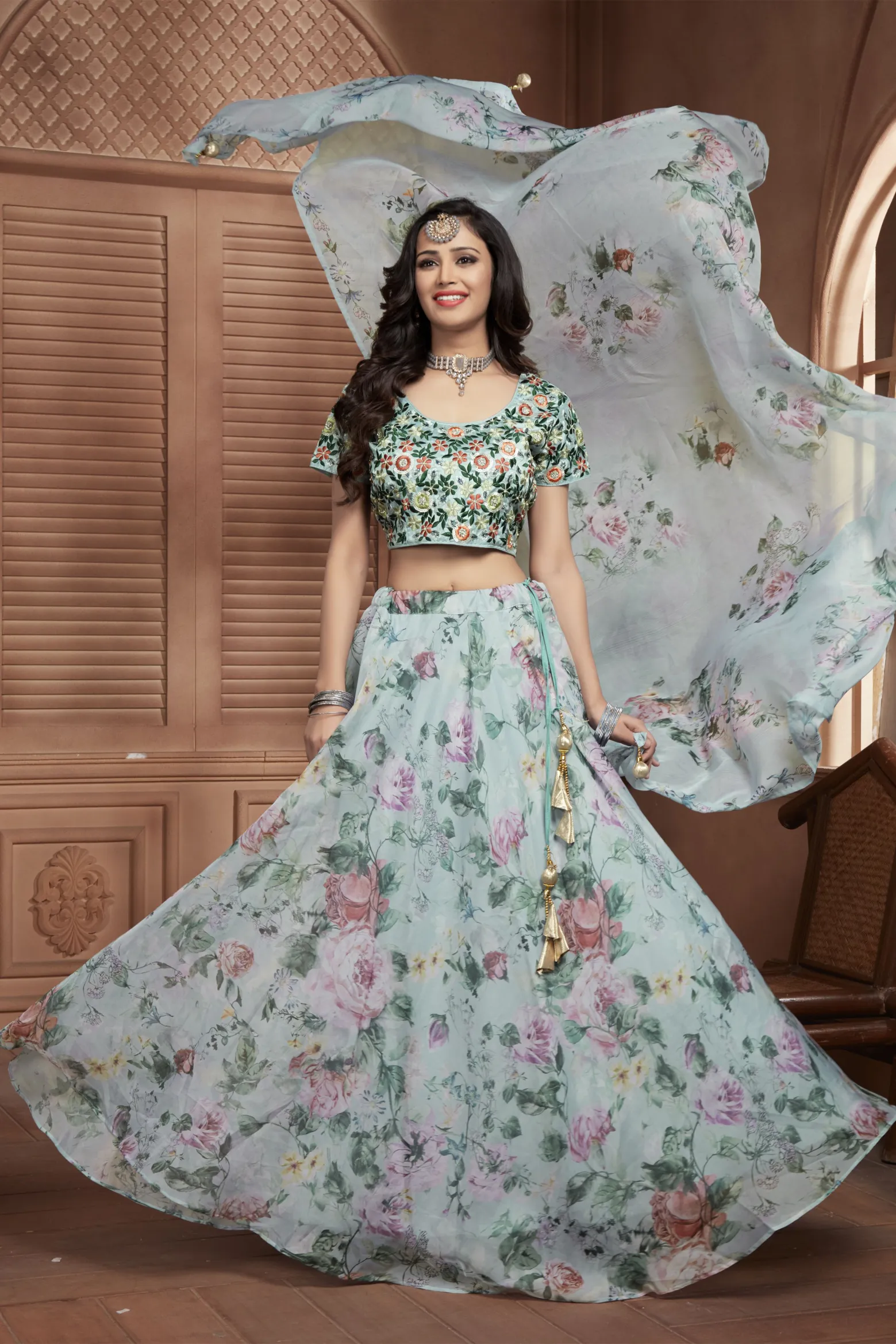 READYMADE CROP TOP LEHENGA D.NO C-1981